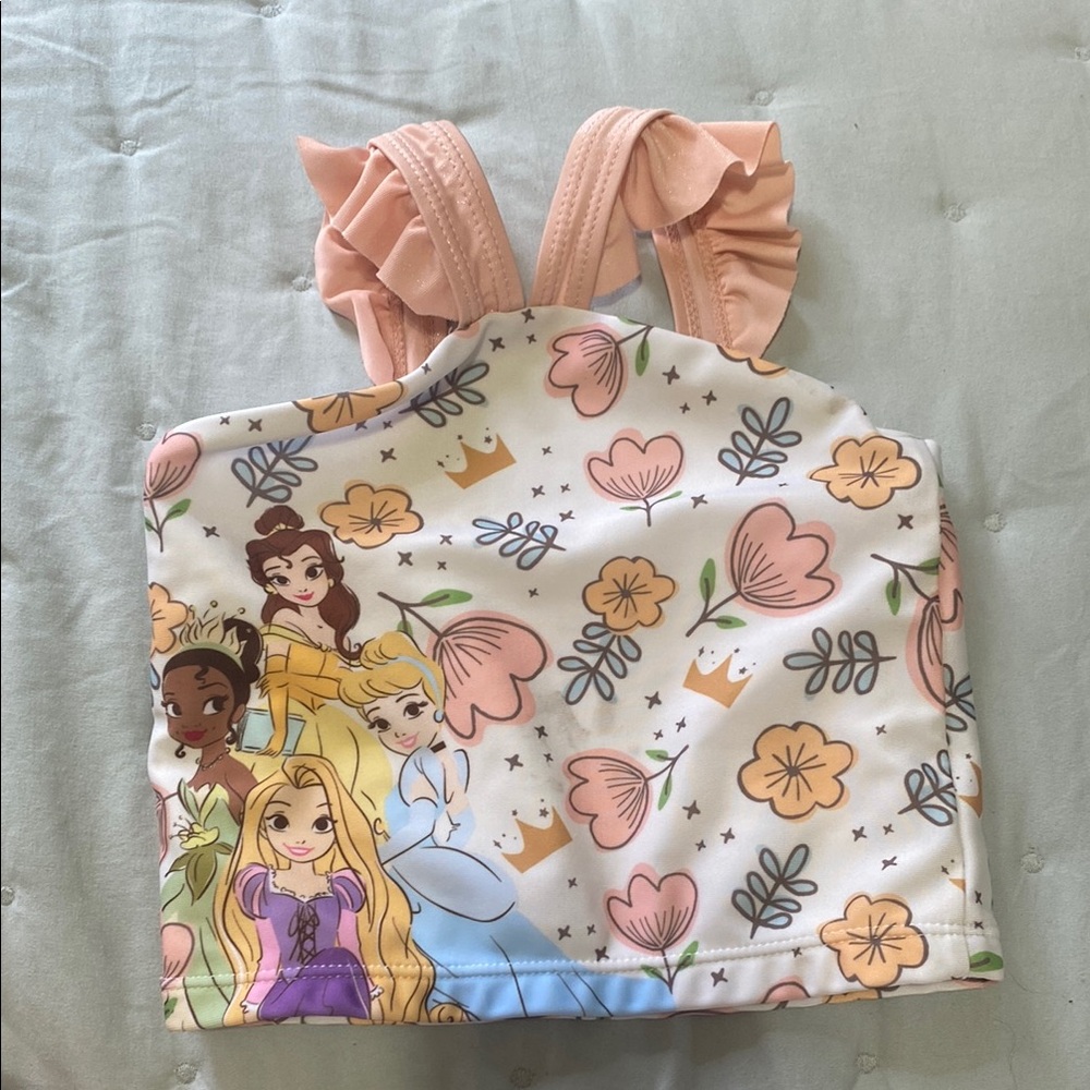 Disney Floral Swim Bottoms in Pink and Cream